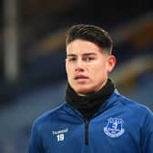 James Rodriguez is edging towards leaving Everton this summer. Picture: Michael Regan/Getty Images