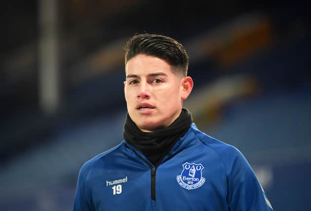 James Rodriguez is edging towards leaving Everton this summer. Picture: Michael Regan/Getty Images