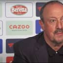 Rafa Benitez talks to the media ahead of Everton’s Premier League opener.