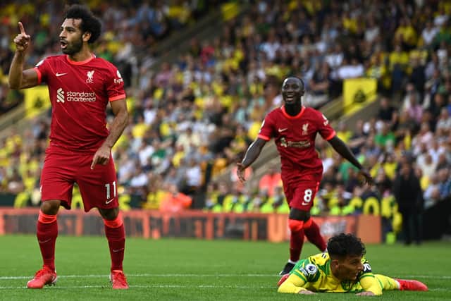 Mohamed Salah broke yet more records. Photo: Shaun Botterill/Getty Images