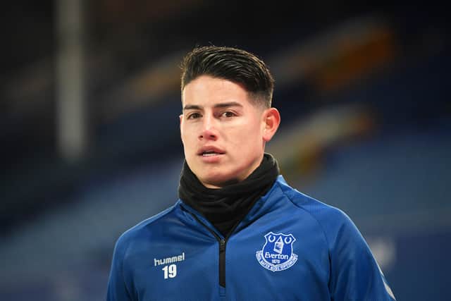 James Rodriguez’s Everton future remains uncertain. Picture: Michael Regan/ Getty Images
