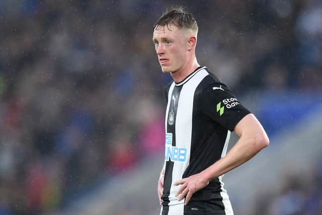Sean Longstaff has fallen out of favour at Newcastle. Picture: Nathan Stirk/ Getty Images 