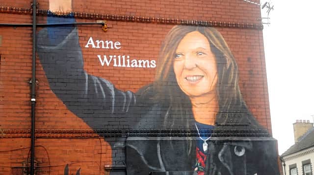 Paul Curtis’ Anne Williams mural. Photo: Paul Curtis Artwork