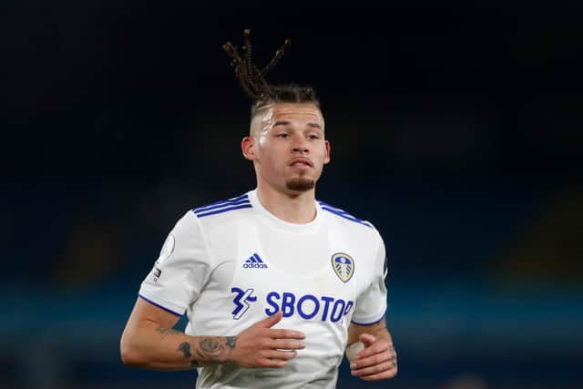 Leeds midfielder Kalvin Phillips. Picture: Lee Smith - Pool/Getty Images