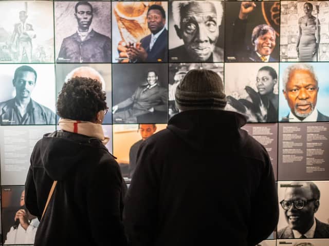 Black Achievers Wall at Liverpool’s International Slavery Museum. Photo: National Museums Liverpool
