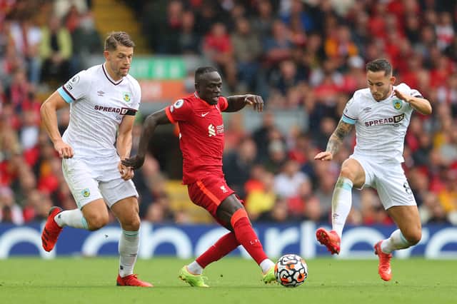 Sadio Mane in action for Liverpool against Burnley. Picture: Catherine Ivill/Getty Images