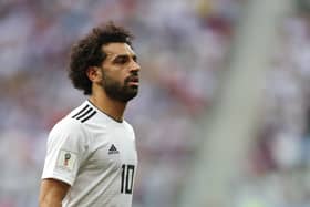 Liverpool’s Mo Salah on duty for Egypt during the 2018 World Cup. Photo: Catherine Ivill/Getty Images