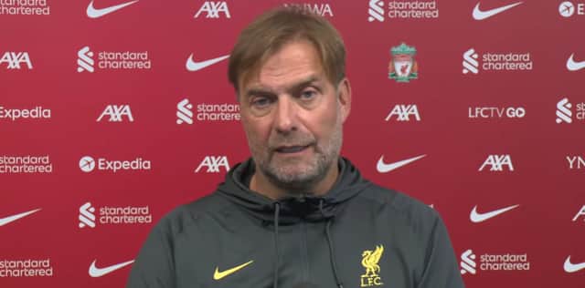 Liverpool boss Jurgen Klopp. Picture: Liverpool FC/ Youtube
