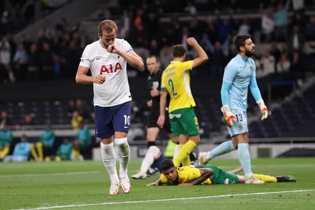 Harry Kane is staying at Tottenham despite heavy interest from Man City this summer. Picture: Catherine Ivill/Getty Images