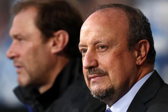 Everton manager Rafa Benitez. Picture: George Wood/Getty Images
