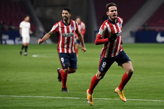 Atletico Madrid’s Saul Niguez. Picture: PIERRE-PHILIPPE MARCOU/AFP via Getty Images