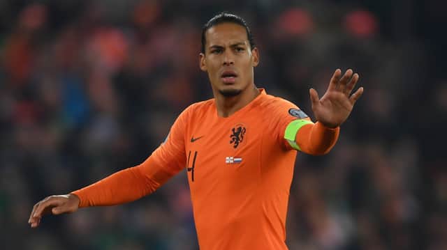 Virgil van Dijk has returned to action for the Netherlands. Picture: Getty Images  