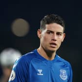 James Rodriguez remained at Everton following the closure of the transfer window. Picture: on Super - Pool/Getty Images