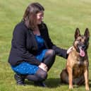 PCC Emily Spurrell with her dog. Jason Roberts photography