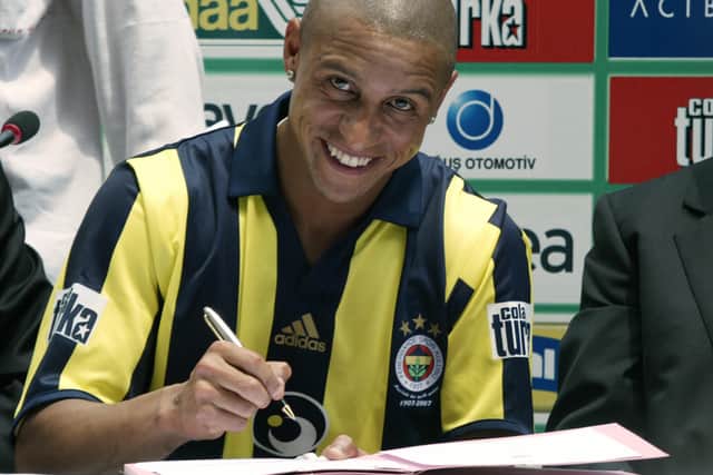 Brazil legend Roberto Carlos signed for Fenerbahce in 2007. Picture: SEZAYI ERKEN/AFP via Getty Images