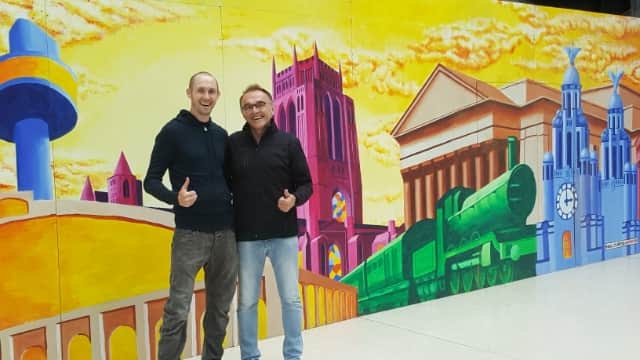 Paul Curtis and Danny Boyle worked together on Yesterday. Image: Paul Curtis Artwork