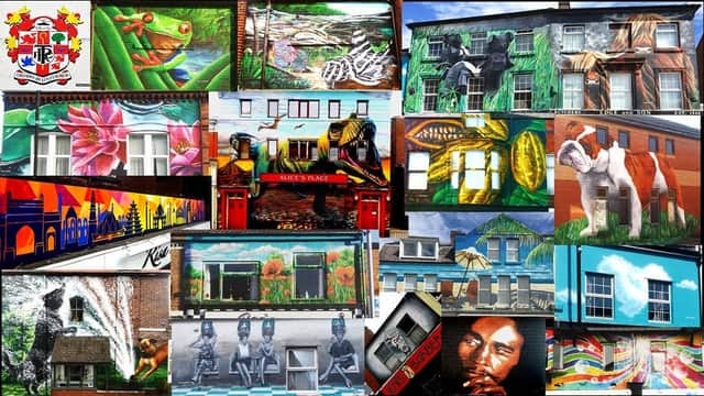 A collage of some of Paul’s work. Image: Paul Curtis Artwork