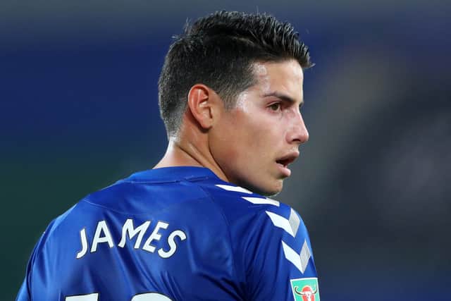 Everton playmaker James Rodriguez. Picture: Alex Livesey/Getty Images
