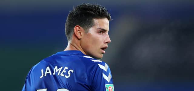 <p>Everton playmaker James Rodriguez. Picture: Alex Livesey/Getty Images</p>