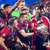 Manager Jurgen Klopp celebrates Liverpool’s Champions League triumph in 2019. Picture: Michael Regan/Getty Images 