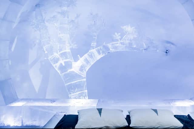 The Ikebana Room at the IceHotel. Image: hmillerbros