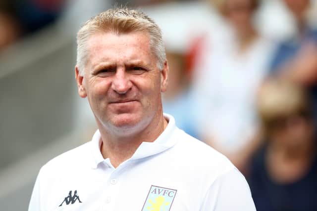 Aston Villa manager Dean Smith. Picture: Morgan Harlow/Getty Images