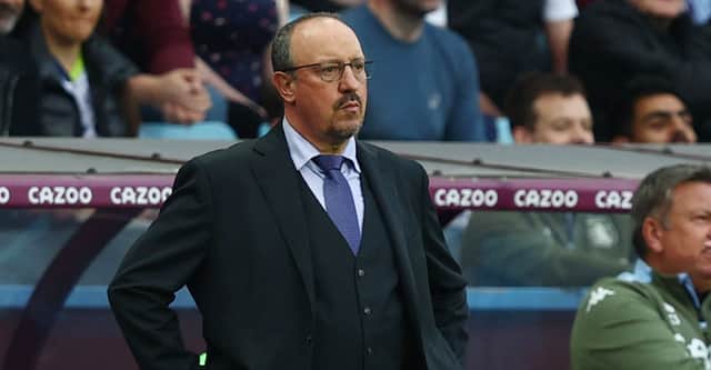 Rafa Benitez suffered his first defeat as Everton boss. Picture: ADRIAN DENNIS/AFP via Getty Images