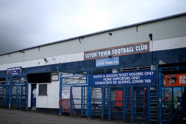 A general view of Luton Town’s Kenilworth Road ground. Picture:  James Chance/Getty Images