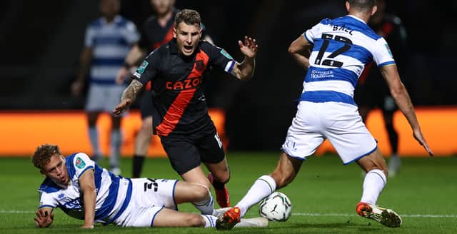 Lucas Digne came off injured in Everton’s loss at QPR. Picture: Ryan Pierse/Getty Image