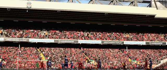 Liverpool’s Anfield Road Stand. Picture: Clive Brunskill/Getty Images