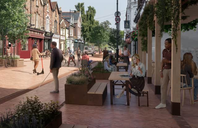 Lark Lane, Liverpool, reimagined - a partial glimpse of Voi and JAJA Architects’ vision for the area. 