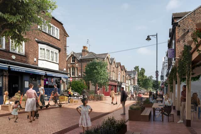 Lark Lane, Liverpool as imagined by Voi and JAJA Architects.