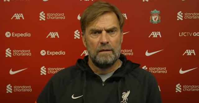 Liverpool boss Jurgen Klopp. Picture: Liverpool FC/ Youtube