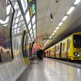 A Merseyrail train in the station. Image: Shutterstock