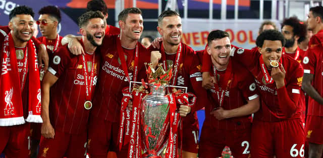 <p>From left: Alex Oxlade-Chamberlain, Adam Lallana, James Milner, Jordan Henderson, Andy Robertson and Trent Alexander-Arnold. Picture: Phil Noble/Pool via Getty Images</p>