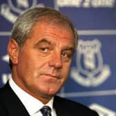 Walter Smith during his Everton managerial unveiling. Picture: Allsport UK /Allsport via Getty Images