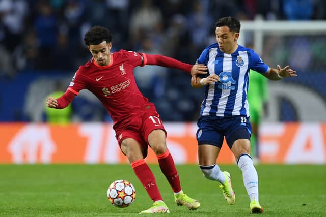 Curtis Jones in action for Liverpool against Porto. Picture: David Ramos/Getty Images