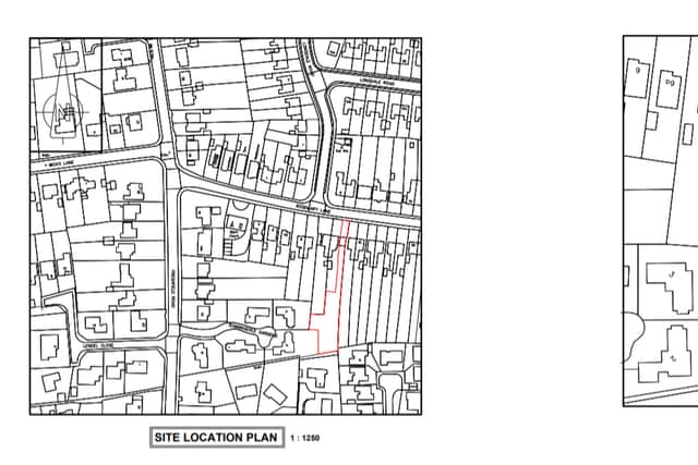 Site location for the new building at Rosemary Lane. Image: Planning documents