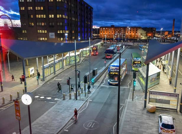 <p>L1 Bus Station will receive added safety measures. Image: @lpoolcouncil/twitter</p>
