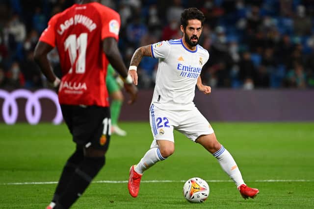 Real Madrid ace Isco in action. Picture: GABRIEL BOUYS/AFP via Getty Images