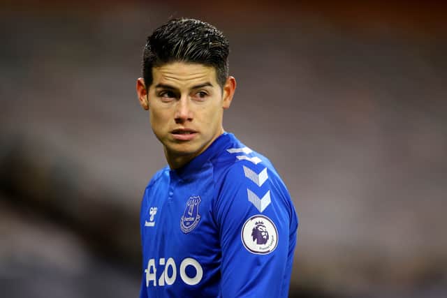 James Rodriguez left Everton last month. Picture: Richard Heathcote/Getty Images