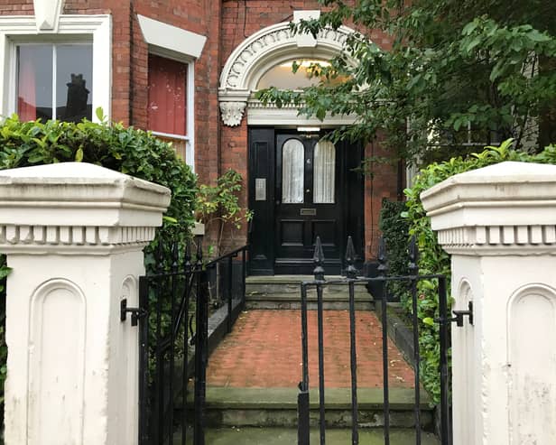 The grand entrance to a Victorian house in Toxteth. Image: Shutterstock