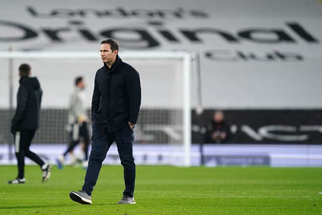 rank Lampard  was sacked after 18 months as Chelsea manager. Picture: OHN WALTON/POOL/AFP via Getty Images