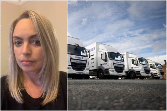 <p>Denise Langhor is calling for a rethink on plans to streamline the HGV driving tests (Photos: Denise Langhor / Getty)</p>