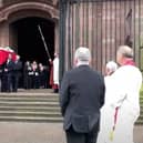 Roger Hunt’s funeral at Liverpool Cathedral.