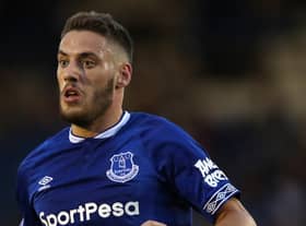 Nikola Vlasic in action for Everton. Picture: Lynne Cameron/Getty Images