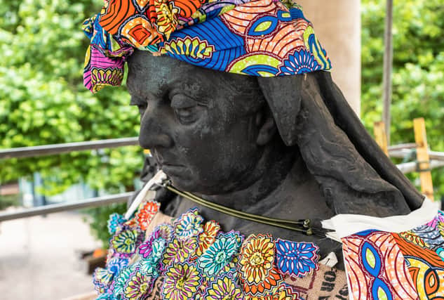 Queen Victoria was redressed as part of Liverpool’s Very Public Art project. Photo: Sky Arts