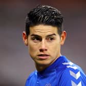 Former Everton playmaker James Rodriguez. Picture: Richard Heathcote/Getty Images