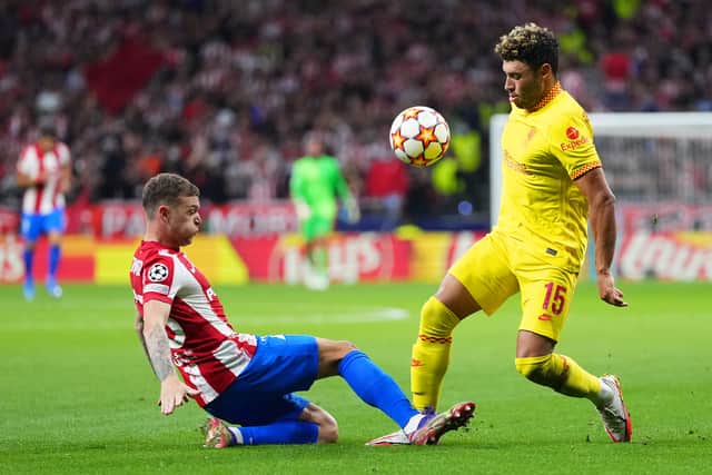 Alex Oxlade Chamberlain in action at Atletico Madrid. Picture: ngel Martinez/Getty Images