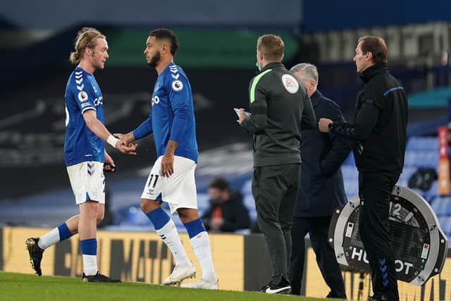 All of Josh King’s Everton appearances came from the substitutes’ bench. Picture: Jon Super - Pool/Getty Images